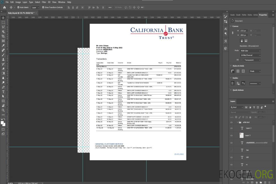 Déclaration du California Bank Trust aux États-Unis template Déclaration du California Bank Trust aux États-Unis template
